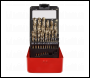 Sealey AK4702 HSS Cobalt Fully Ground Drill Bit Set 25pc