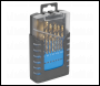 Sealey AK4719 HSS Fully Ground Drill Bit Set 19pc - DIN 338