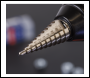 Sealey AK4722 Premier Straight Flute HSS Cobalt Step Drill Bit 4-22mm