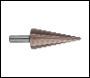 Sealey AK4722 Premier Straight Flute HSS Cobalt Step Drill Bit 4-22mm