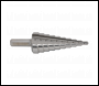 Sealey AK4722 Double Flute HSS M2 Step Drill Bit 4-22mm