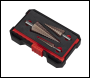 Sealey AK4733 Premier Straight Flute HSS Cobalt Step Drill Bit Set 3pc