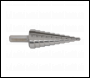 Sealey AK4744 Double Flute HSS 4341 Step Drill Bit 4-22mm