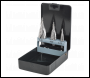 Sealey AK4749 Spiral Flute HSS 4341 Step Drill Bit Set 3pc