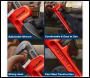 Sealey AK5101 Premier Cast Steel Pipe Wrench European Pattern 200mm