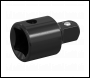 Sealey AK5401 Impact Adaptor 1/2 inch Sq Drive Female - 3/8 inch Sq Drive Male