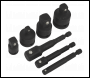 Sealey AK5522 Impact Socket Adaptor Set 7pc