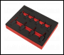 Sealey AK5526 Premier Low Profile TRX-Star* Impact Socket Bit Set 1/4 inch  & 3/8 inch Sq Drive 10pc