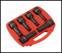 Sealey AK5586 Premier Hex Impact Socket Bit Set 3/4 inch Sq Drive 6pc