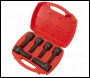 Sealey AK5586 Premier Hex Impact Socket Bit Set 3/4 inch Sq Drive 6pc