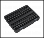 Sealey AK56000 Premier Hex/TRX-Star*/Spline Impact Socket Bit Set 1/2 inch Sq Drive 24pc