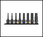 Sealey AK56001 Premier Hex Impact Socket Bit Set 1/2 inch Sq Drive 8pc