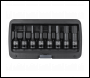 Sealey AK5601 Impact Hex Socket Bit Set 1/2 inch Sq Drive