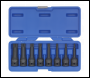 Sealey AK5604 Spline Impact Socket Bit Set 8pc 1/2 inch Sq Drive