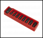 Sealey AK5611 Premier Spline Impact Bit & Holder Set 1/2 inch Sq Drive 9pc