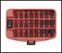 Sealey AK5612 Premier TRX-Star*/Hex/Spline Impact Bit Set 1/2 inch Sq Drive 25pc