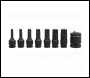 Sealey AK5622 Premier Spline Impact Socket Bit Set 3/8 inch Sq Drive 8pc