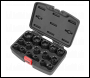 Sealey AK5624M Premier Impact Socket Set 1/2 inch Sq Drive 16pc