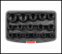 Sealey AK5624M Premier Impact Socket Set 1/2 inch Sq Drive 16pc