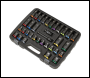 Sealey AK5636M Lock-On™ Standard & Deep Impact Socket Set 34pc 1/2 inch Sq Drive 6pt Metric