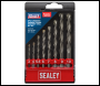 Sealey AK5708 Tungsten Carbide Tipped Masonry Drill Bit Set 8pc
