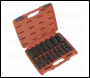 Sealey AK5816M Impact Socket Set 16pc 1/2 inch Sq Drive Deep Metric