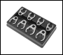 Sealey AK5981 Crow's Foot Spanner Set 1/2 inch Sq Drive 8pc