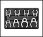Sealey AK5981 Crow's Foot Spanner Set 1/2 inch Sq Drive 8pc