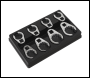 Sealey AK5981 Crow's Foot Spanner Set 8pc 1/2 inch Sq Drive Metric