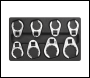 Sealey AK5981 Premier Crow's Foot Spanner Set 1/2 inch Sq Drive 8pc