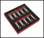 Sealey AK59895 Premier Torque Adaptor Spanner Set 3/8 inch Sq Drive 10pc