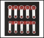 Sealey AK59895 Premier Torque Adaptor Spanner Set 3/8 inch Sq Drive 10pc