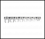Sealey AK599 Premier Imperial Crow's Foot Spanner Set 3/8 inch Sq Drive 8pc