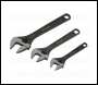 Sealey AK607 Adjustable Wrench Set 3pc