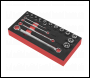 Sealey AK61801 Premier TRX-Star* TRX-Star* Socket & Spanner Set 3/8 inch Sq Drive 16pc