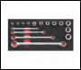 Sealey AK61801 TRX-Star* 3/8 inch Sq Drive Socket & Spanner Set 16pc