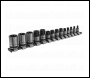 Sealey AK618B TRX-Star* Socket Set 14pc 1/4 inch , 3/8 inch  & 1/2 inch Sq Drive E4-E24 - Premier Black