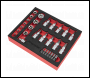 Sealey AK6193 Premier TRX-Star* Socket & Security Bit Set 1/4 inch Sq & 3/8 inch Sq Drive 29pc