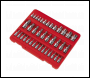 Sealey AK6197 Premier TRX-Star* Socket & Security Socket Bit Set 1/4 inch , 3/8 inch  & 1/2 inch Sq Drive 38pc
