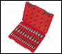Sealey AK6197 Premier TRX-Star* Socket & Security Socket Bit Set 1/4 inch , 3/8 inch  & 1/2 inch Sq Drive 38pc