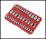 Sealey AK6197 Premier TRX-Star* Socket & Security Socket Bit Set 1/4 inch , 3/8 inch  & 1/2 inch Sq Drive 38pc