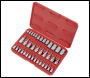Sealey AK6197 Premier TRX-Star* Socket & Security Socket Bit Set 1/4 inch , 3/8 inch  & 1/2 inch Sq Drive 38pc