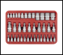Sealey AK6197 Premier TRX-Star* Socket & Security Socket Bit Set 1/4 inch , 3/8 inch  & 1/2 inch Sq Drive 38pc