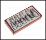 Sealey AK620 Premier Hex Socket Bit Set 1/2 inch Sq Drive 9pc