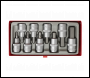 Sealey AK620 Premier Hex Socket Bit Set 1/2 inch Sq Drive 9pc