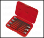 Sealey AK62255 Premier Hex Socket Bit Set 3/8 inch Sq Drive 7pc