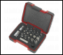 Sealey AK6226 Premier TRX-P* & TRX-TS* Security Bit Set 1/4 inch  & 3/8 inch Sq Drive 23pc