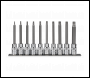 Sealey AK6236 TRX-Star* Socket Bit Set 10pc 3/8 inch Sq Drive 95mm