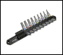 Sealey AK6252 Premier Platinum Series Hex & TRX-Star* Socket Bit Set 3/8 inch Sq Drive 18pc