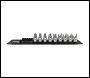 Sealey AK6252 Premier Platinum Series Hex & TRX-Star* Socket Bit Set 3/8 inch Sq Drive 18pc